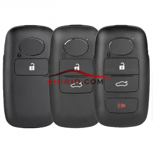 Toyota Yaris remote key with 4A transponder chip and 433mhz, Please choose which button you need ?