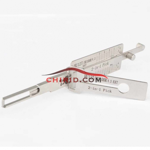 HU127/HU100R- 2010 New BMW 2-IN-1 Lock pick, for ignition lock, door lock, and decoder,  genuine ! used for 2010 New BMW