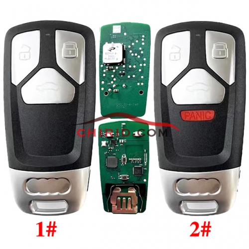 KYDZ MLB  2017-2021 Audi A4L A5 A6L Q5L Q7 Q8 RS4 RS5 RS6 RS7  smart remote key with  5M chip and 434mhz please choose key shell ?