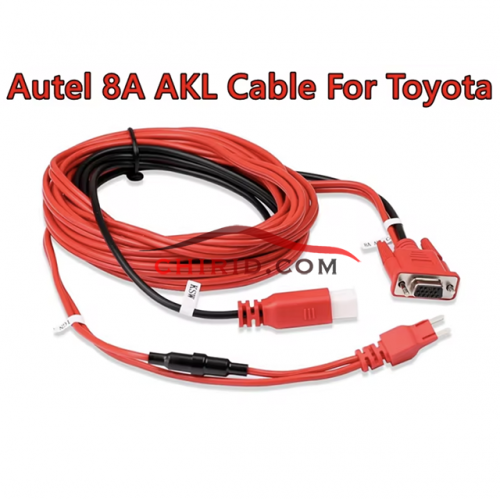 Autel Toyota 8A AKL Cable Non-Smart Key All Keys Lost Adapter Work with APB112 and G-Box2 G BOX2