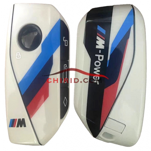 BMW F series smart 4 buttons key shell  Customized type