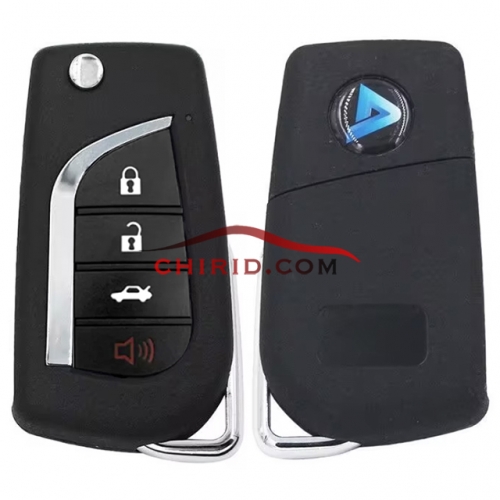 KD and KEYDIY  Toyota style 4 button remote key B13-4 for KD MAX KD MINI KDX2 KD MATE