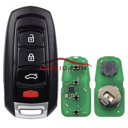 KEYDIY Smart  Remote key 4 button ZB45-4 smart key for KD MAX KD MINI KDX2 KD MATE