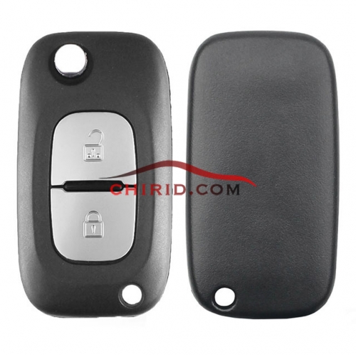 Renault 2 button remote key with PCF7961(HITAG2) ID46 Chip ASK 433 mhz Blade: VA2