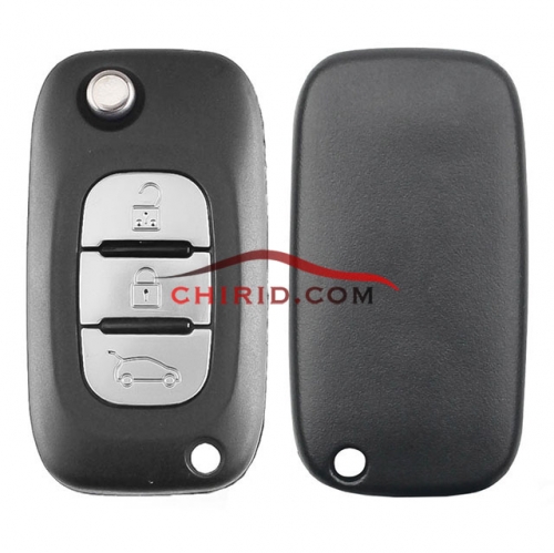 Renault 3 button remote key PCF7961(HITAG2) ID46 Chip ASK 434 mhz Blade: VA2