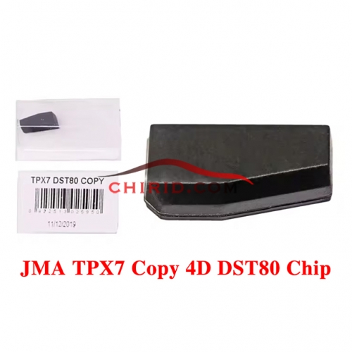 JMA  TPX7 carbon chip copy DST80 transponder chip