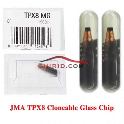 JMA  TPX8 glass chip copy 48 transponder chip