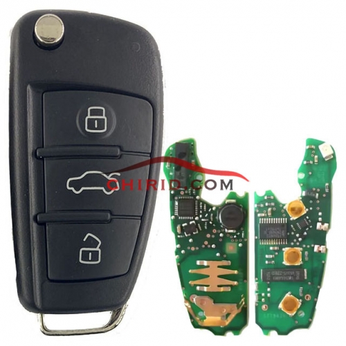 Original Audi A3/Q2 keyless  remote  key 433MHZ and MQB48 chip FCCID: 81A837220H.