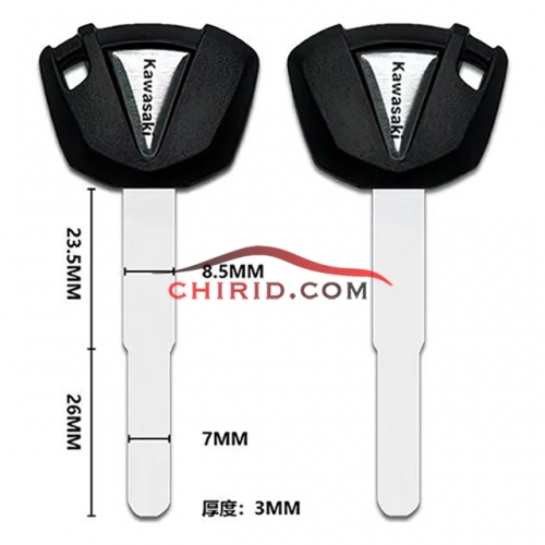 K-awasaki Motorcycle key bank with key blade Please choose which color you need?