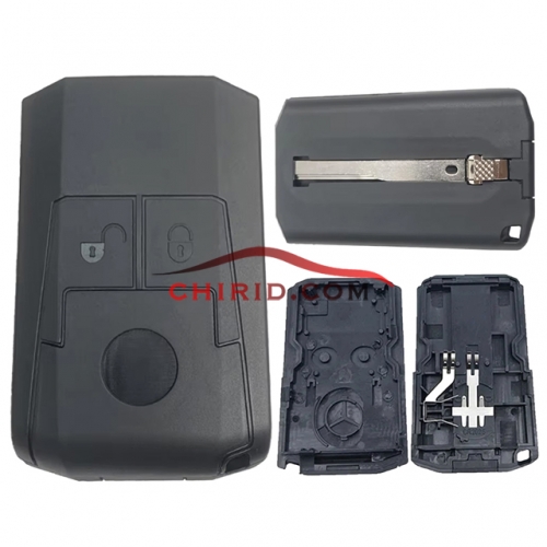 Benz 2 buttons remote key blank with little blade