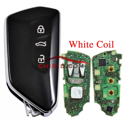 Original VW 5C remote key with NCF215 chip inside with 433mhz (White Coil)