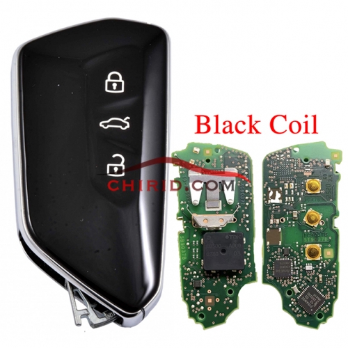 Original VW 5C remote key with NCF215 chip inside with 433mhz (Black Coil)