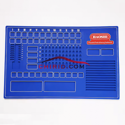Haoshi blue silicone pad Size:43.5*27.5cm