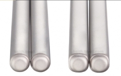 wholesale reusable ultralight titanium round chopsticks with aluminium case
