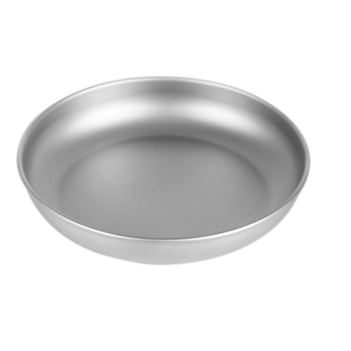 Titanium Dinner Plate Titanium Dish for Outdoor Camping Travel Picnic Cookware Set