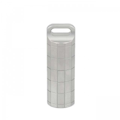 Titanium Waterproof cigarette box pill holder capsule container