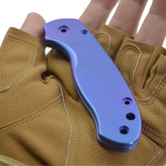 Precision Milled Custom Pocket Knife Frame Para 3 PM3 Titanium Knife Scales
