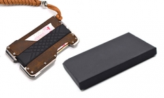 Ultralight Pocket Credit Card Holder Minimalist Slim Titanium Money Clip Wallet For Men