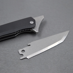 G10 Folding Knife with Replaceable Blade