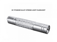 1000 Lumens Rechargeable Battery Tail-Switch LED EDC Pocket Titanium Flashlight