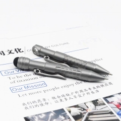 Mini Size EDC Ballpoint Gift Pens Precision Machined Titanium Pen