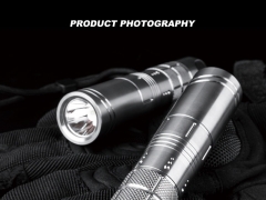 Outdoor Emergency Waterproof Titanium LED Flashlight