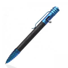 JXT High Quality Carbon Fiber Ball Pen With Gift Box And Laser Engraving Custom Logo On The Titanium Bolt Action Ball Pen