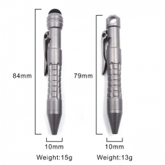 84mm Mini Size EDC Ballpoint Gift Rollerball Pens Precision Machined Writing Metal Cute Aluminum Titanium Pen