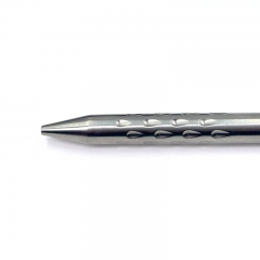 Sandblasted stonewash surface edc titanium click pen