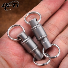 Detachable Pull Apart Key Chain EDC Key Ring Holder Accessory Titanium Quick Release Keychain