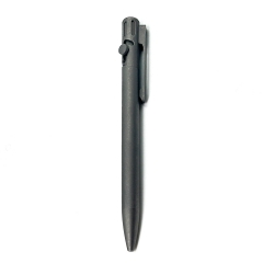 CNC machine made stone wash surface titanium bolt action writing pen