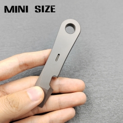 JXT TC4 Titanium Alloy Multi Tool Bottle Opener Flathead Screwdriver Titanium Pry Bar EDC Multi function Tools