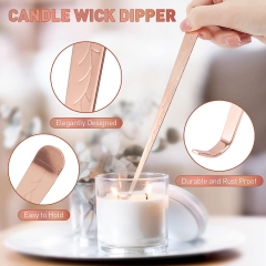 JXT Wholesale 3 in 1 New Design Wick Dipper Trimmer Snuffer Candle Accessory Extinguisher Set
