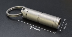 Rechargeable Mini Portable LED Camping Titanium Flashlight Camping Accessories