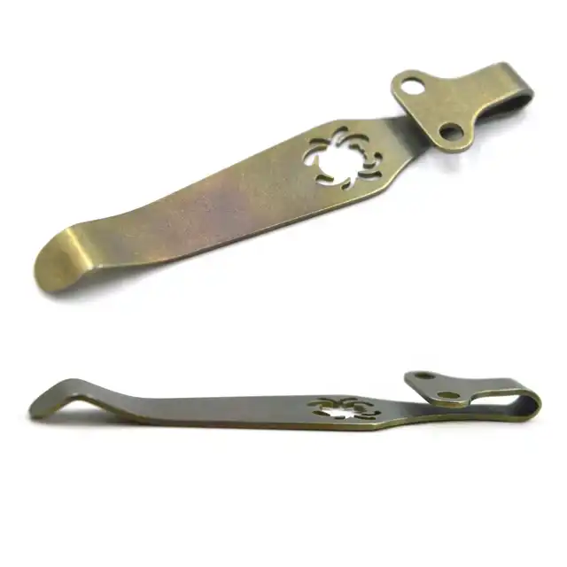 High Quality Customized Cheap EDC Titanium Pocket Belt clips Pocket Knife Clip