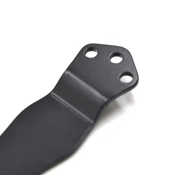 Customized Size Black Metal Titanium Deep Carry Knife Clips Parts belt Pocket Clip