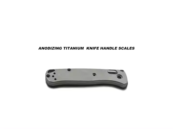 Customized pattern design blue black color Compatible titanium knife scale 533 scales