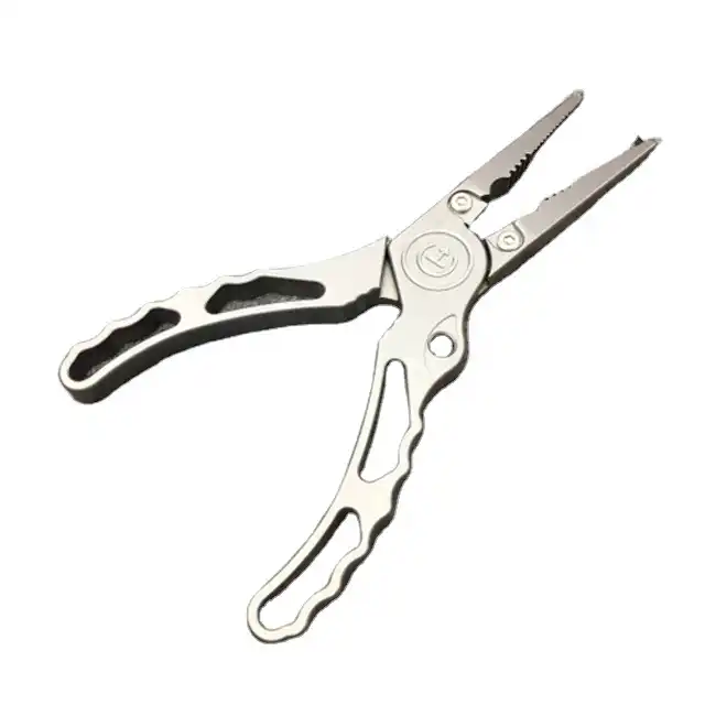 New Design Fishing Equipment Multi Purpose Titanium Fishing Pliers For Outdoor Hiking