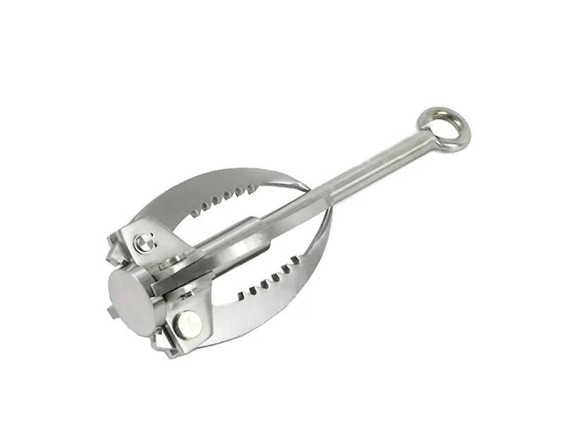 Portable Stainless steel Outdoor Survival Grappling Hook Climbing Claw Folding Mountaineering MINI Flying Tiger Claw