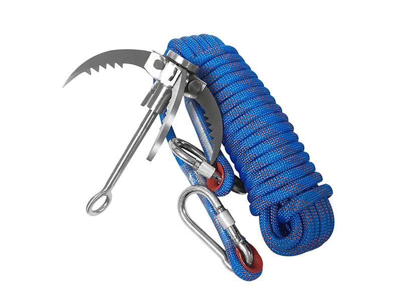Portable Stainless steel Outdoor Survival Grappling Hook Climbing Claw Folding Mountaineering MINI Flying Tiger Claw