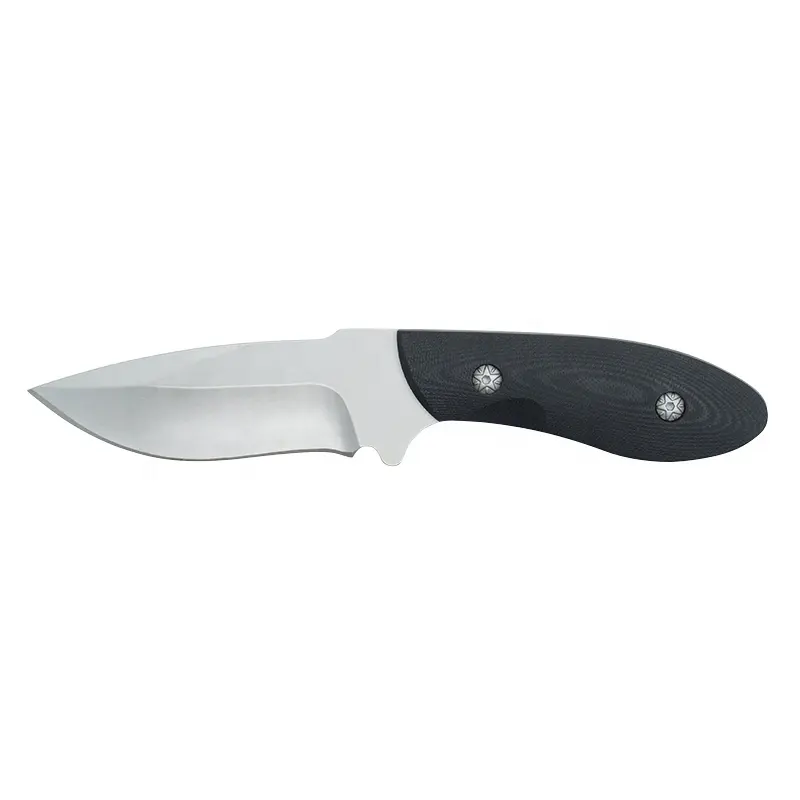 JXT Black G10 Knife Great EDC Folding Knife Pocket Knife with Hard Wearing D2 Blade