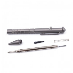 Pocket EDC Design Self Defense Pen with Fidget Spinner and Glass Breaker Titanium Tactical Pen