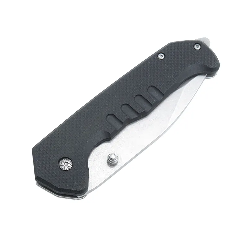 JXT High-end OEM Custom EDC Pocket Knife With G10 Handle Survival Folding Knife For Outdoor Camping knives