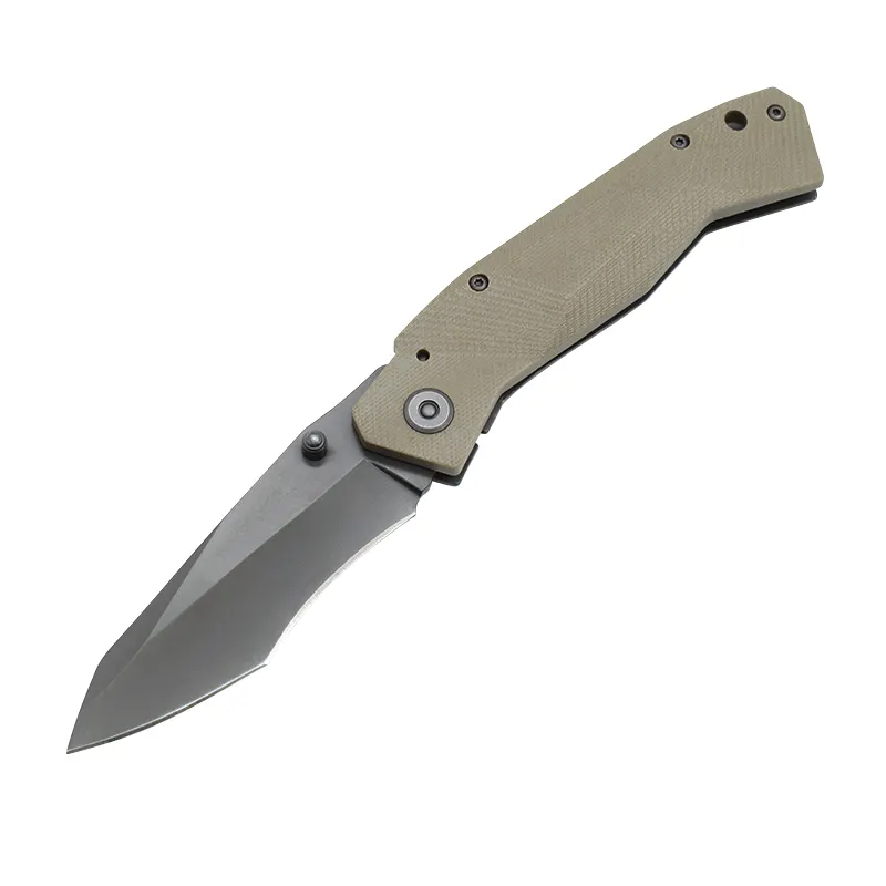 JXT High-end Material G10 Handle 8CR13MOV Outdoor Survival Tool Camping Folding Pocket Knife