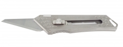 JXT OEM ODM 28mm Utility Knife Retractable Blade Box Cutter Titanium Alloy Pocket Knife