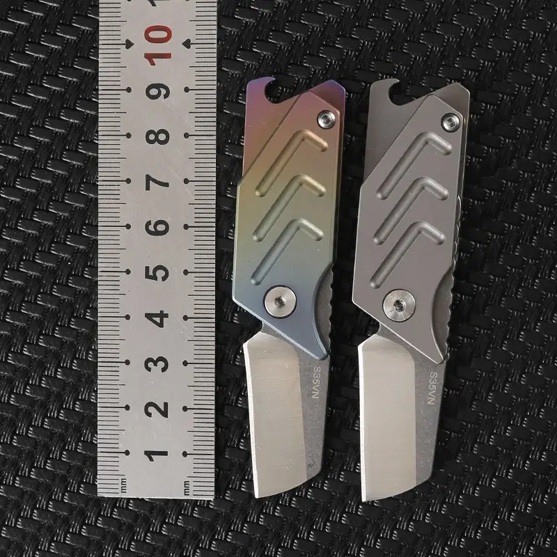 JXT High Strength High Quality Mini Size Titanium Alloy Folding Knife