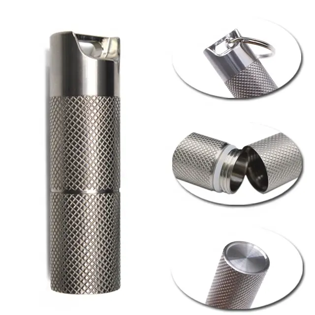 JXT OEM Wholesale Ultralight for Home Camping Hiking Titanium Pill Holders