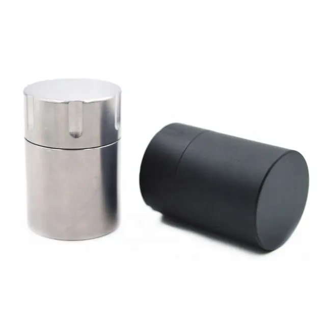 Nontoxic Titanium Tablet Storage Medicine Pill Box EDC Titanium Capsule Containers