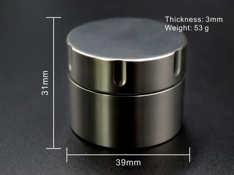 Portable Titanium Waterproof Pill Container Tablet Pill Box Storage Cases