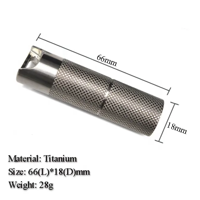 JXT OEM Wholesale Ultralight for Home Camping Hiking Titanium Pill Holders